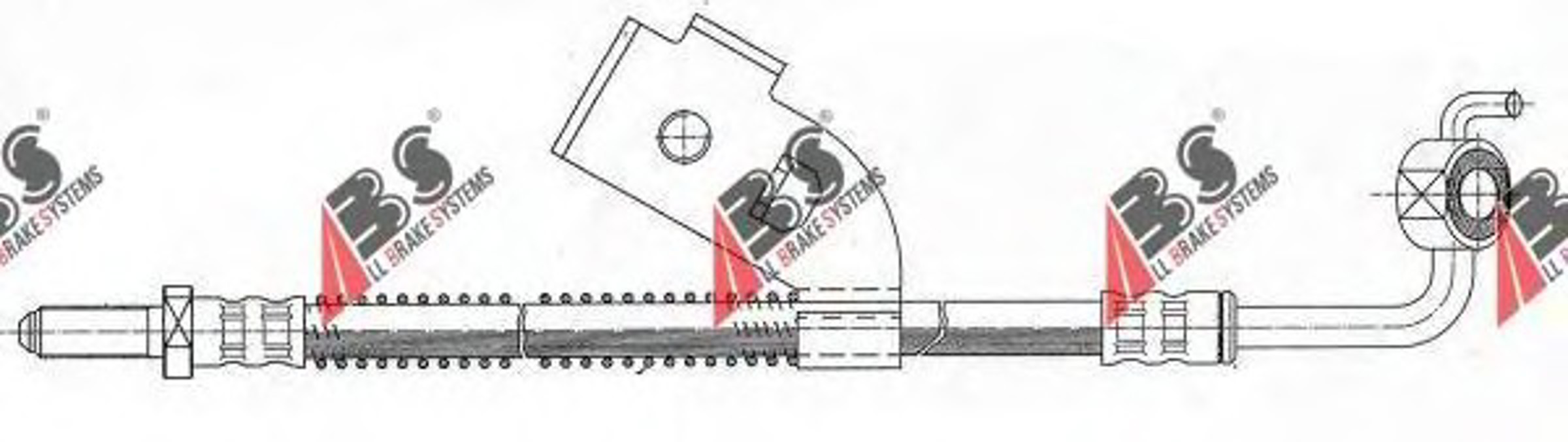 Тормозной шланг A.B.S. SL 3706