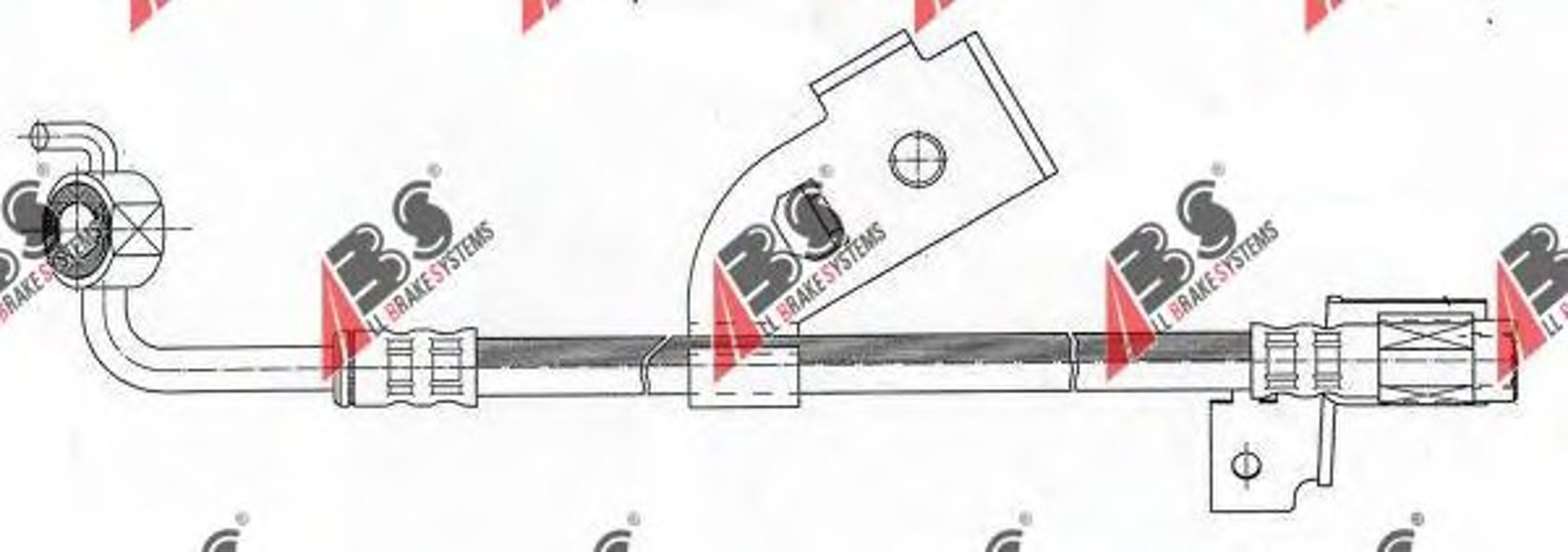 Тормозной шланг A.B.S. SL 4857