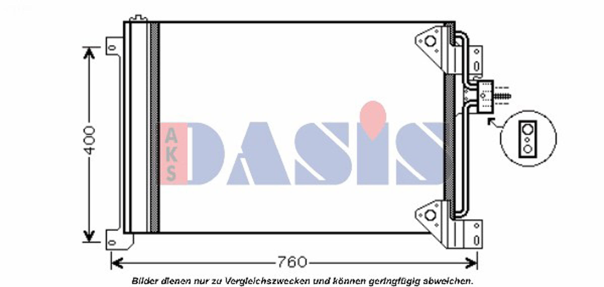Конденсатор кондиционер AKS DASIS 402002N