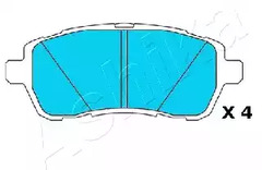 Комплект колодок дисковых ASHIKA 50-00-0089