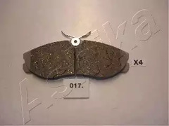 Колодки тормозные дисковые ASHIKA 50-00-017