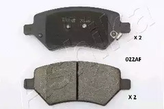 Колодки тормозные дисковые ASHIKA 50-00-022