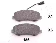 Комплект колодок для дисковых тормозов ASHIKA 50-01-156