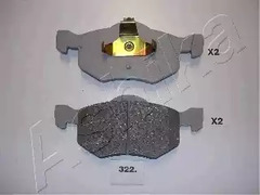 Комплект тормозных колодок дисковый тормоз ASHIKA 50-03-322