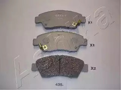 Колодки тормозные дисковые ASHIKA 50-04-435