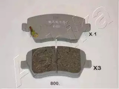 Колодки тормозные дисковые ASHIKA 50-08-800