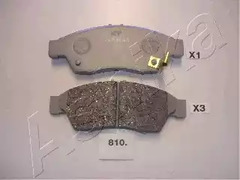 Колодки тормозные дисковые ASHIKA 50-08-810