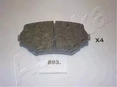 Колодки тормозные дисковые ASHIKA 50-08-893