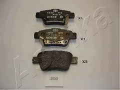 Колодки тормозные дисковые ASHIKA 51-02-200