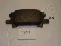 Колодки тормозные дисковые ASHIKA 51-02-211