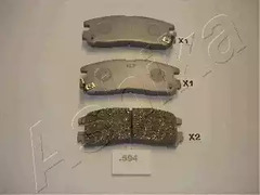 Колодки тормозные дисковые ASHIKA 51-05-594