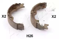 Колодки тормозные ASHIKA 55-0H-H26