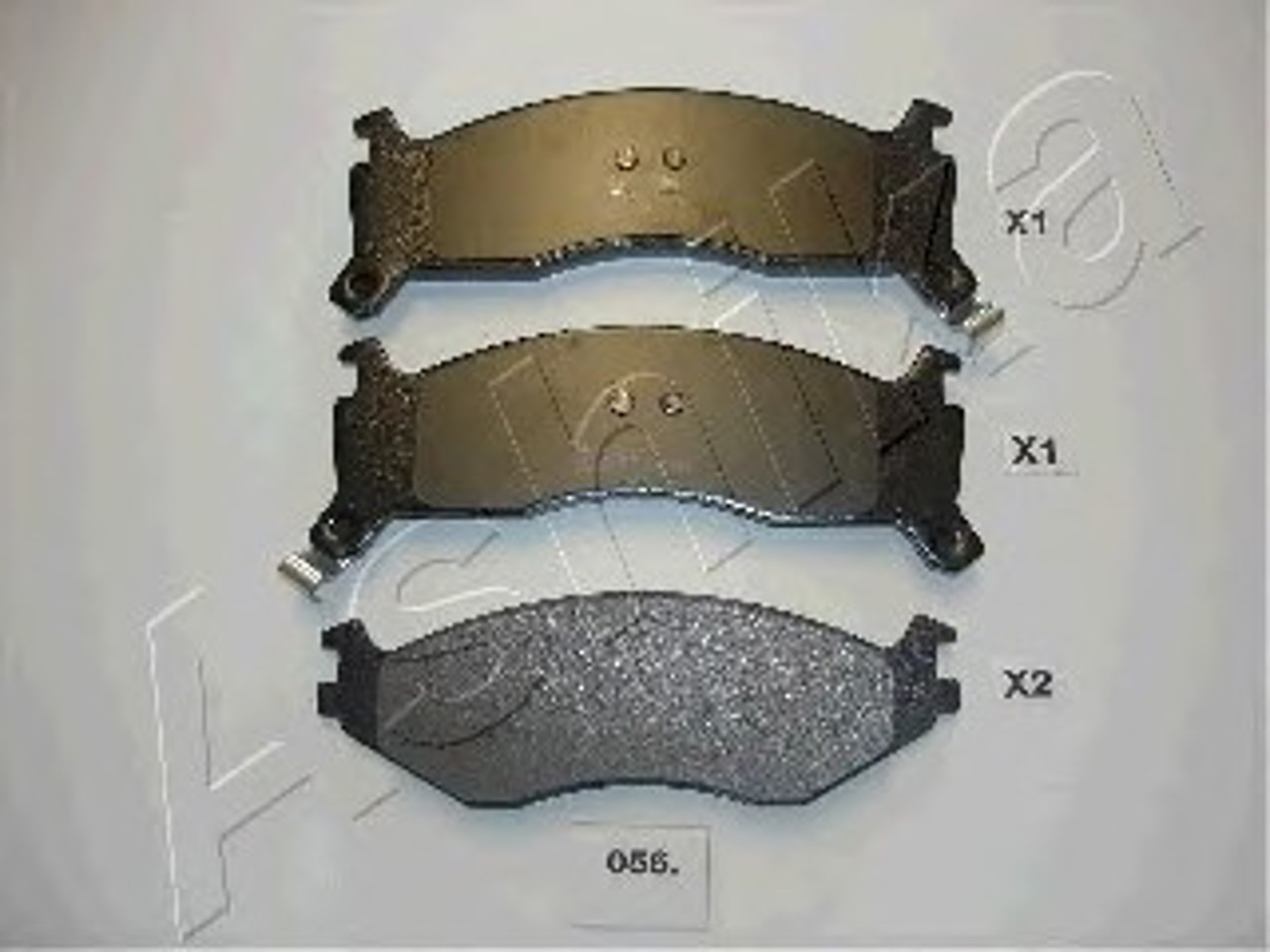Комплект тормозных колодок дисковый тормоз ASHIKA 50-00-056