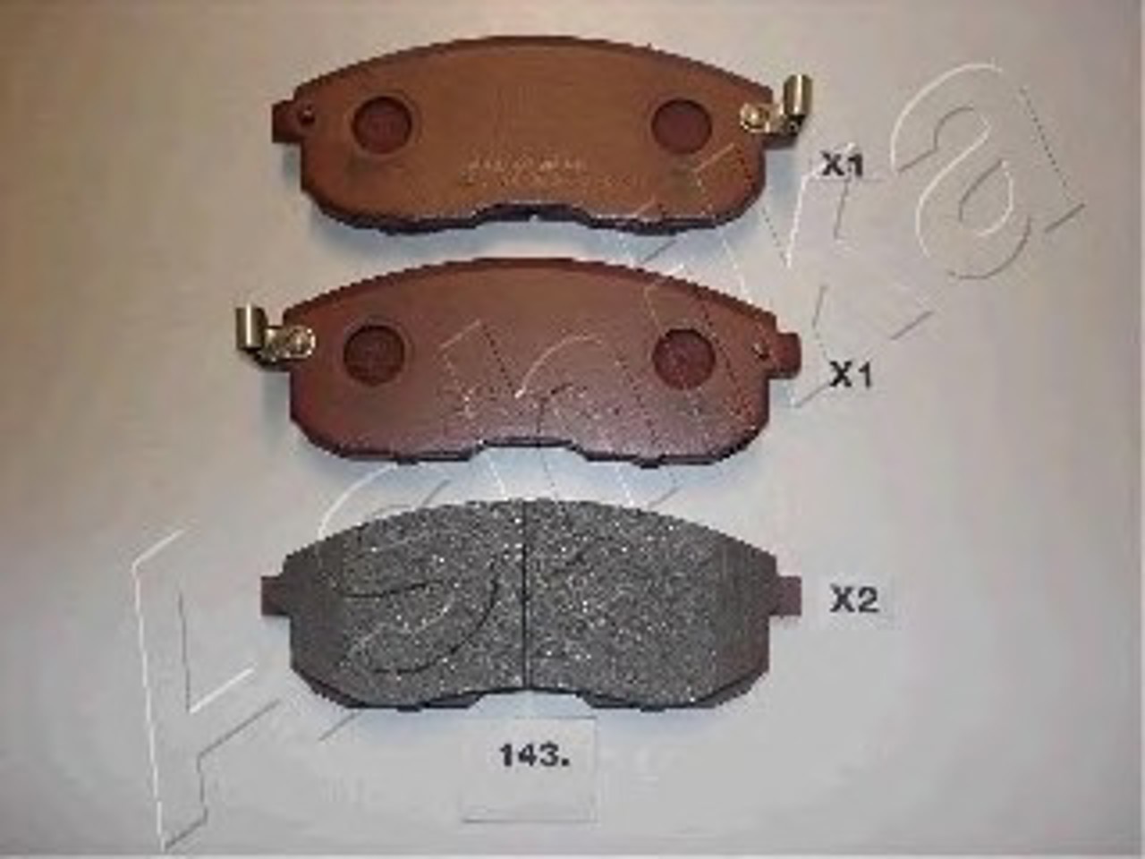 Колодки тормозные дисковые ASHIKA 50-01-143