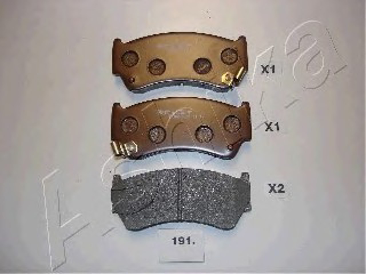 Колодки тормозные дисковые ASHIKA 50-01-191