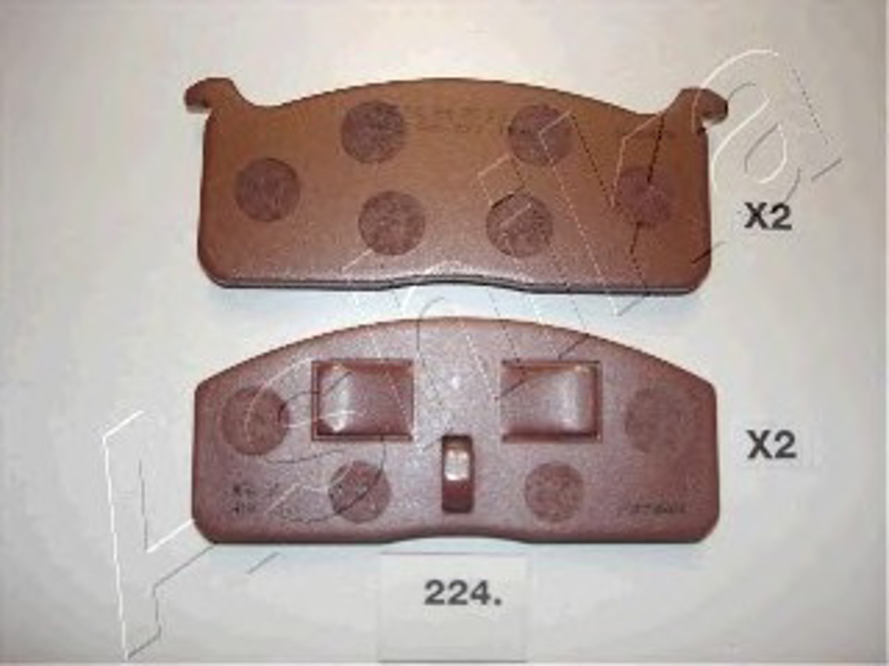 Колодки тормозные дисковые ASHIKA 50-02-224