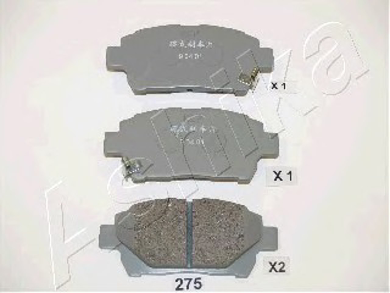 Колодки тормозные дисковые ASHIKA 50-02-275