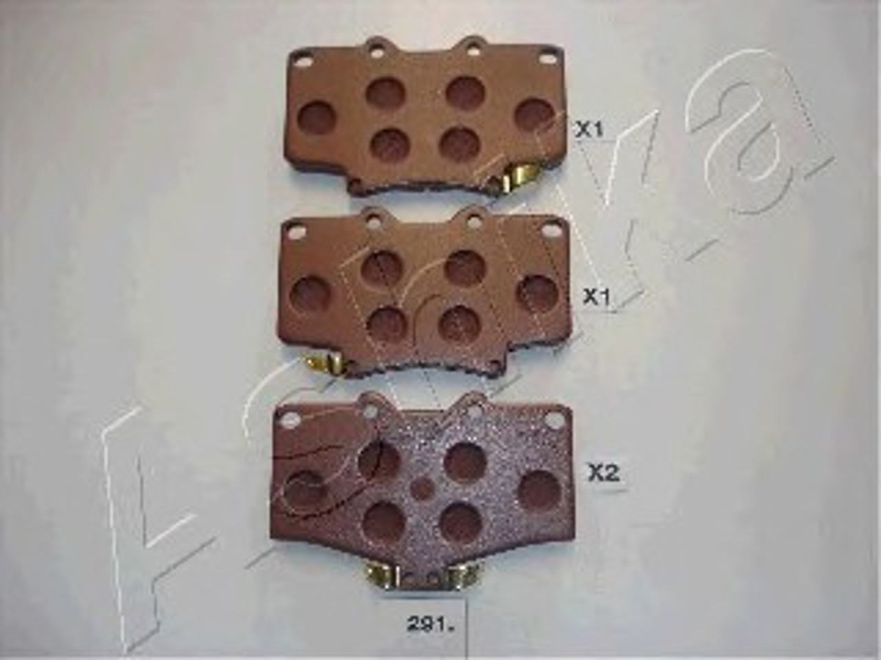 Колодки тормозные дисковые ASHIKA 50-02-291