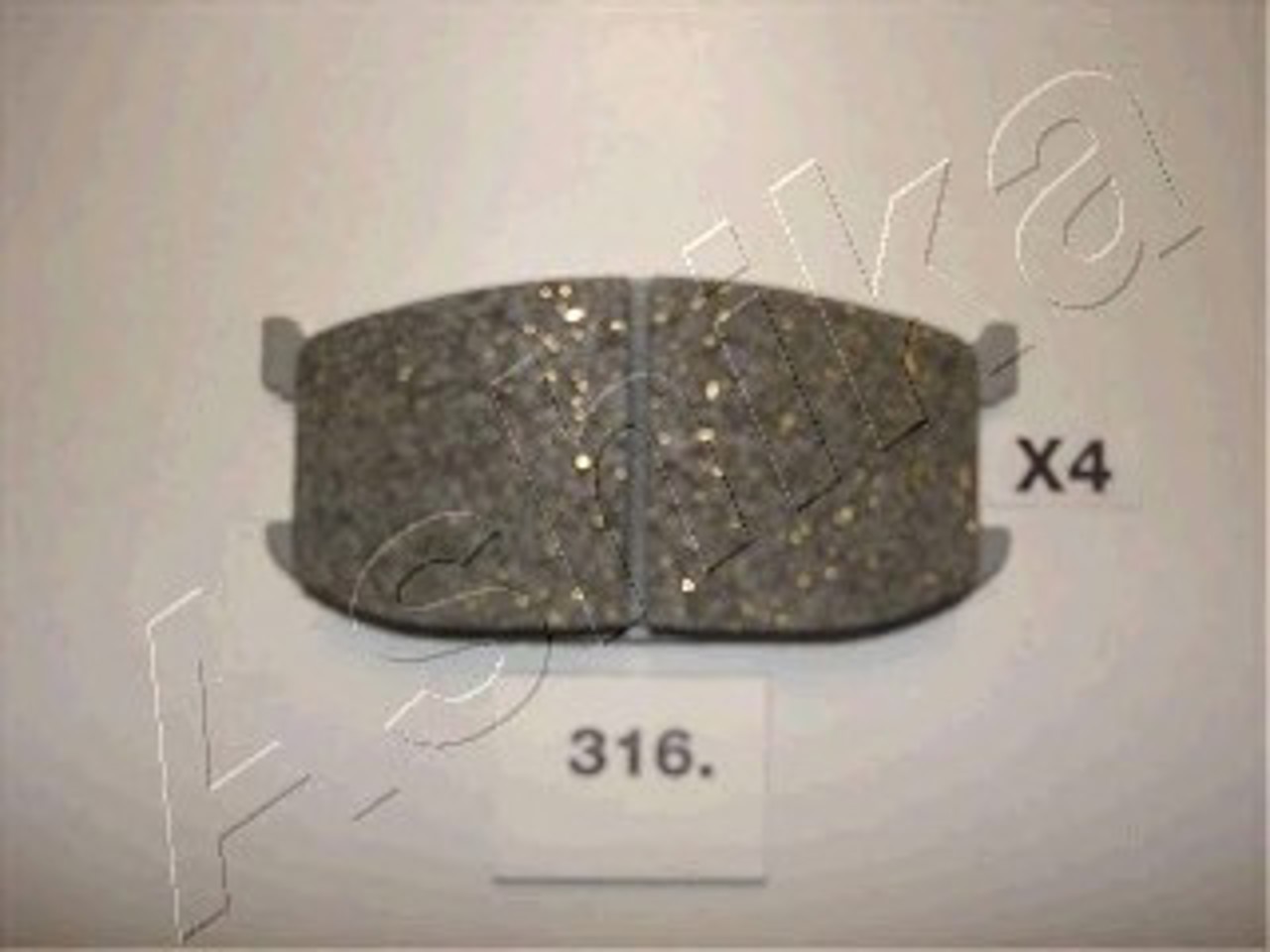 Комплект тормозных колодок дисковый тормоз ASHIKA 50-03-316