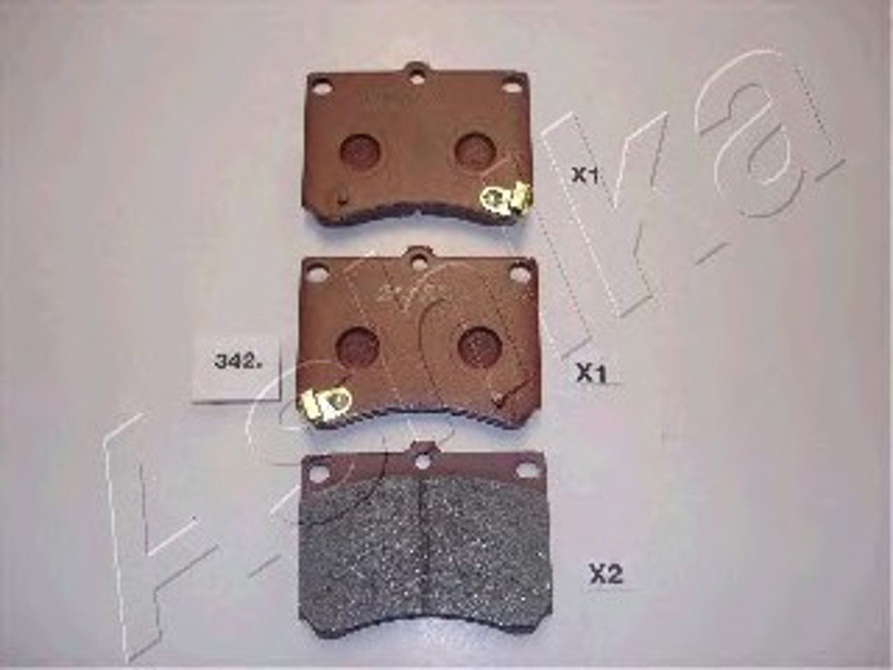 Колодки тормозные дисковые ASHIKA 50-03-342