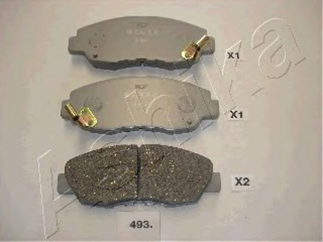 Колодки тормозные дисковые ASHIKA 50-04-493