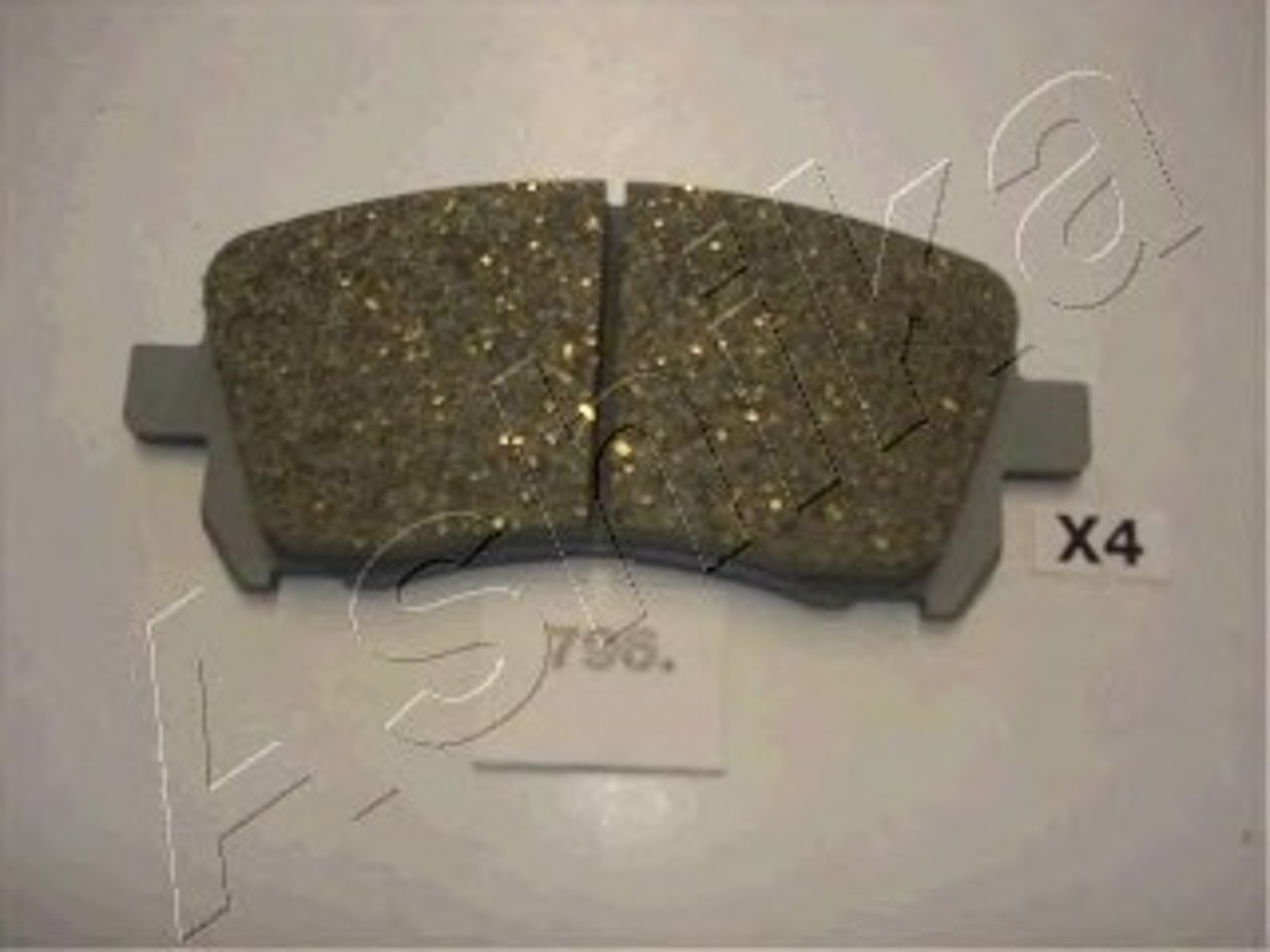 Колодки тормозные дисковые ASHIKA 50-07-796