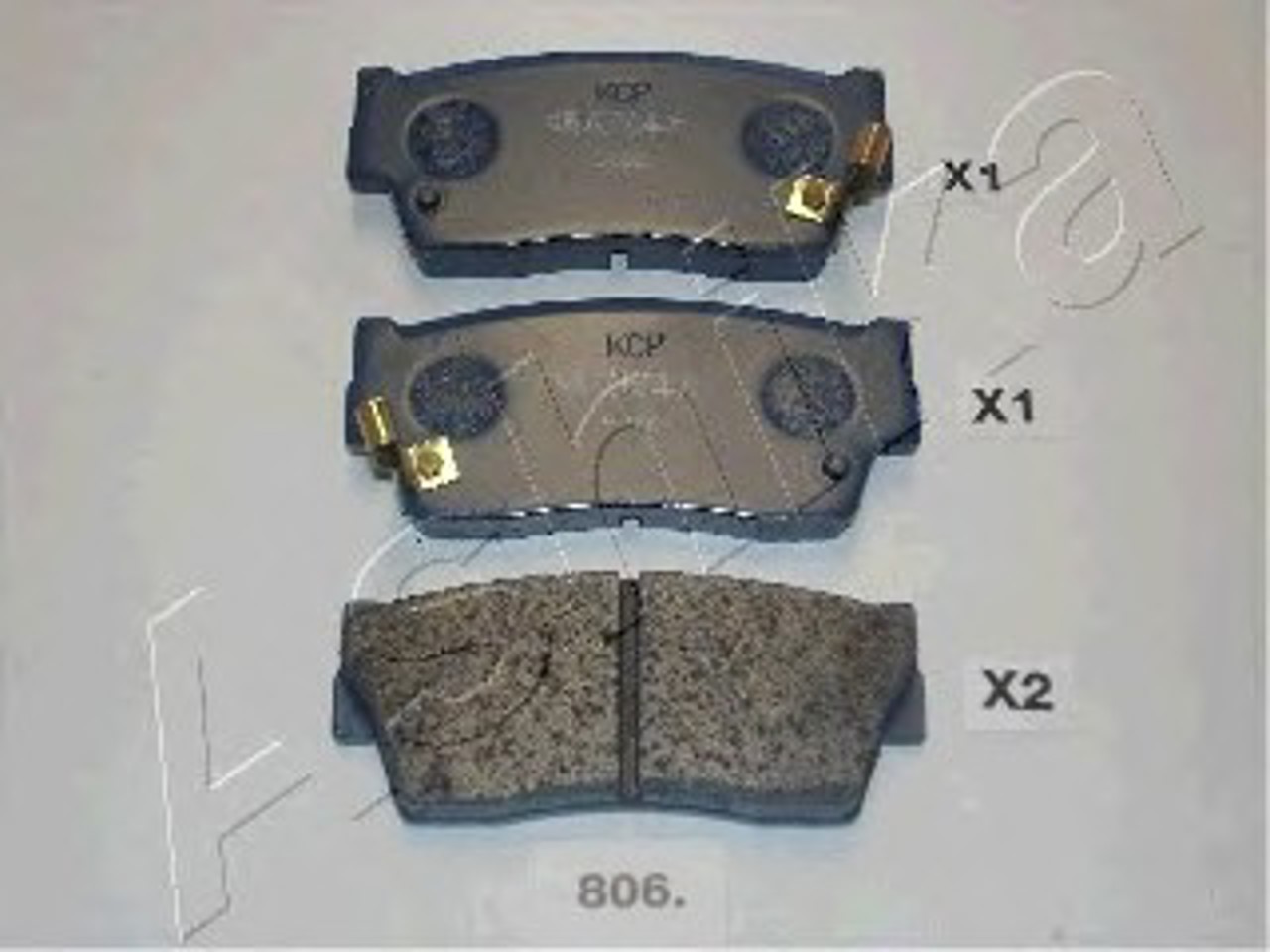Колодки тормозные дисковые ASHIKA 50-08-806
