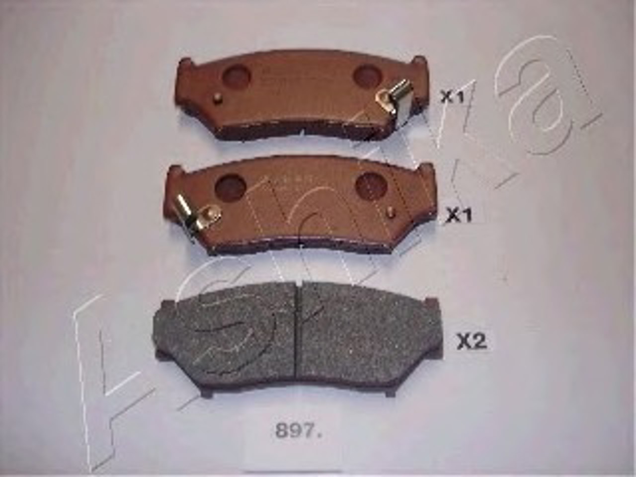 Колодки тормозные дисковые ASHIKA 50-08-897