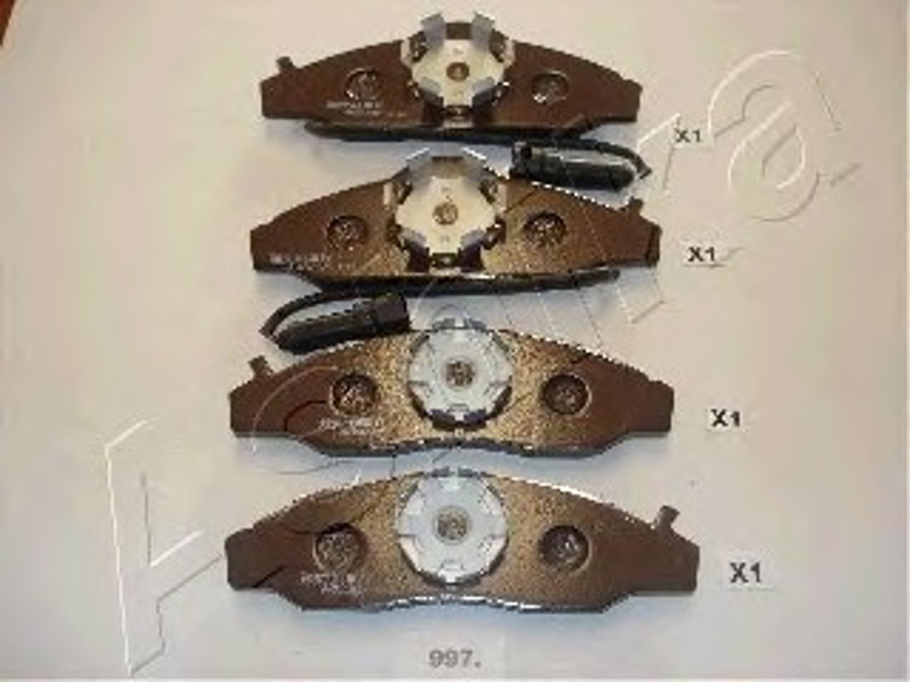Колодки тормозные дисковые ASHIKA 50-09-997