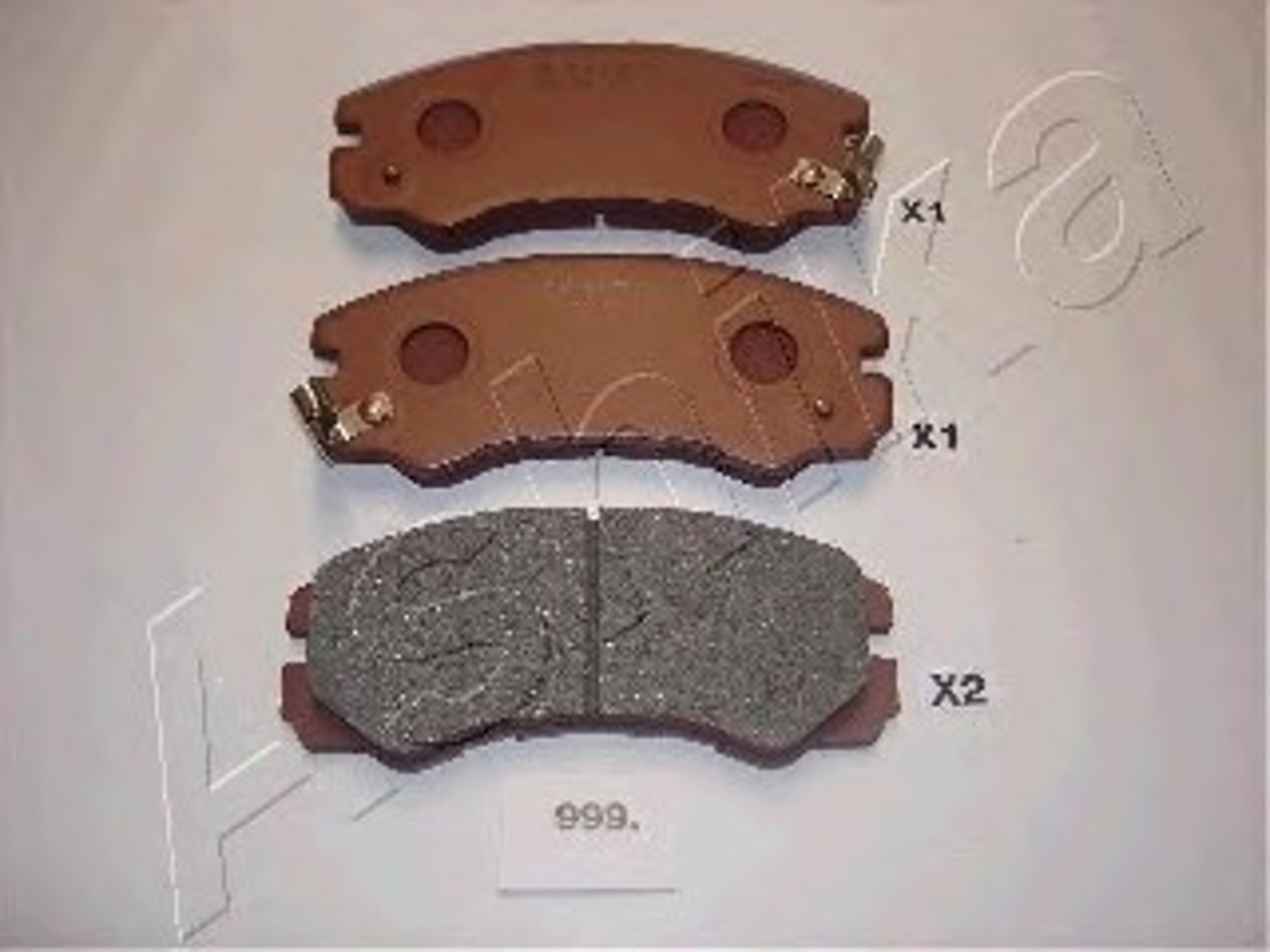 Колодки тормозные дисковые ASHIKA 50-09-999