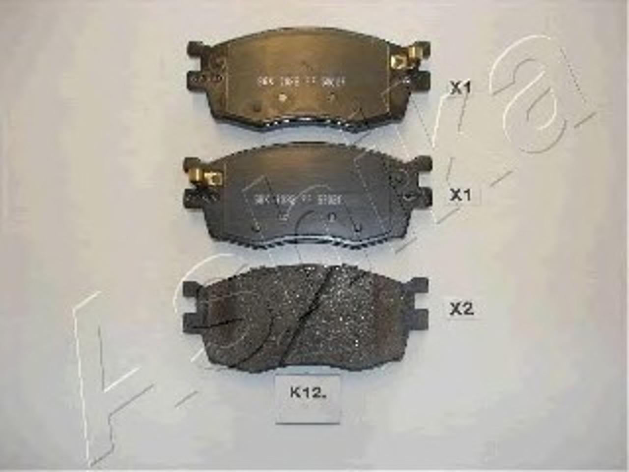 Колодки тормозные дисковые ASHIKA 50-0K-K12