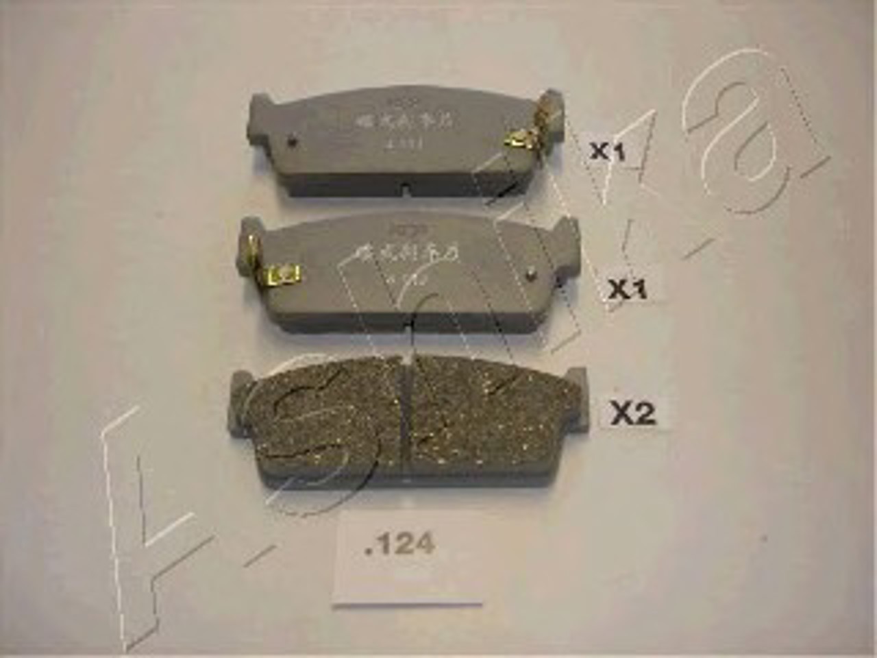 Колодки тормозные дисковые ASHIKA 51-01-124