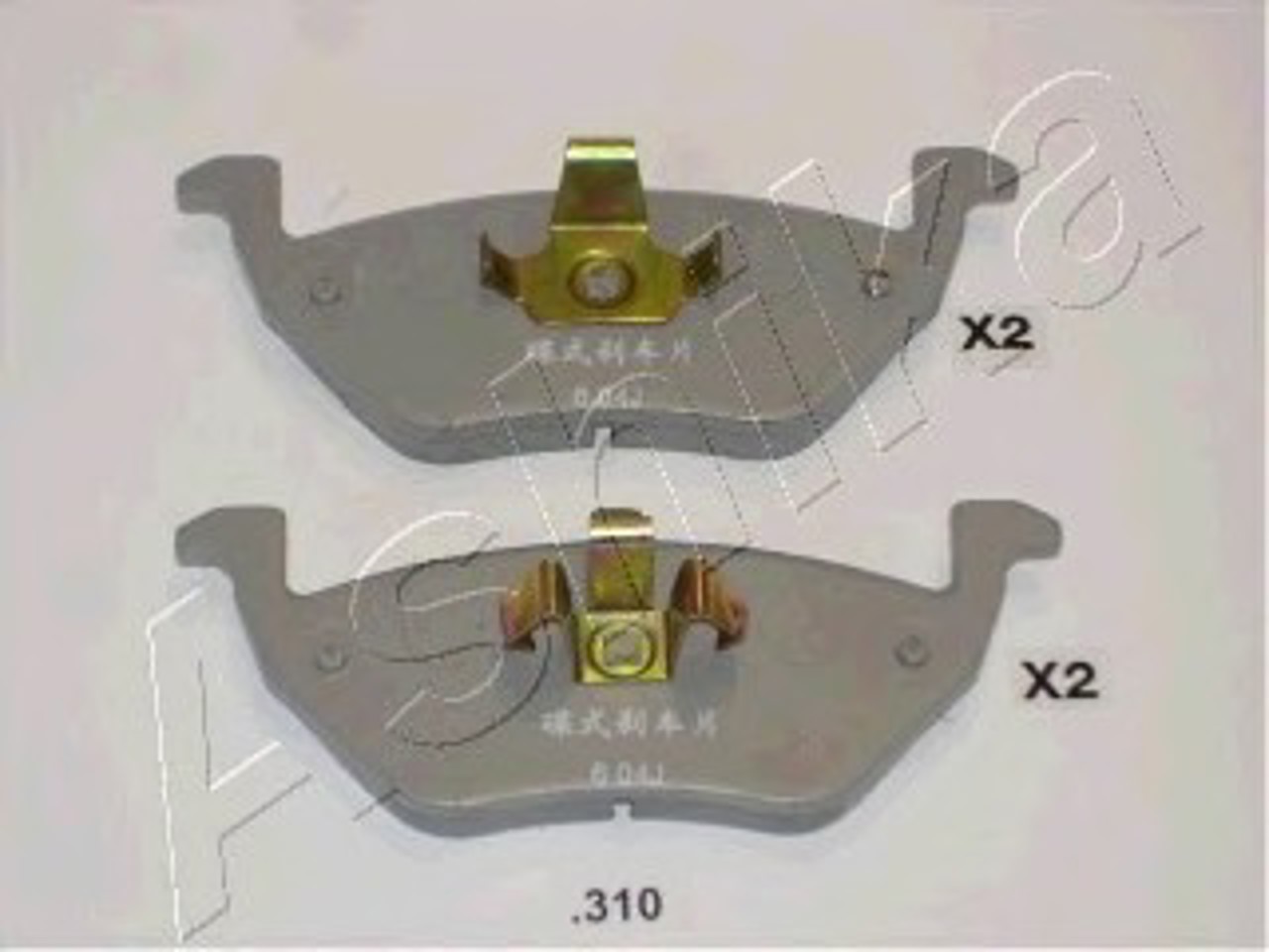 Комплект тормозных колодок дисковый тормоз ASHIKA 51-03-310