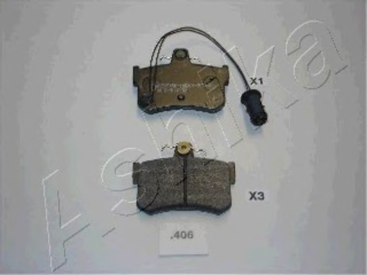 Колодки тормозные дисковые ASHIKA 51-04-406