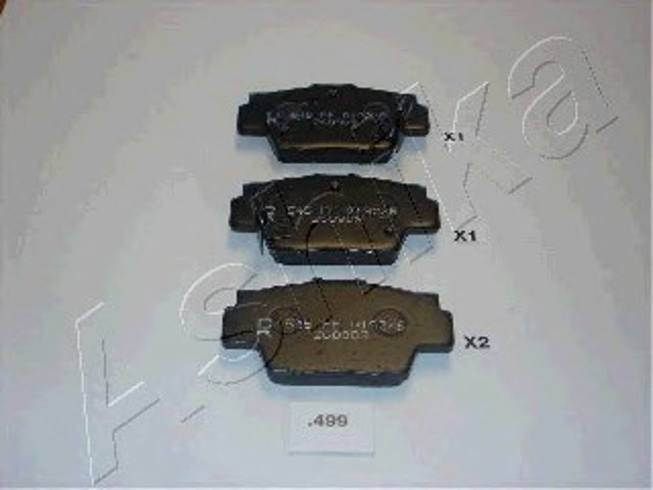 Колодки тормозные дисковые ASHIKA 51-04-499