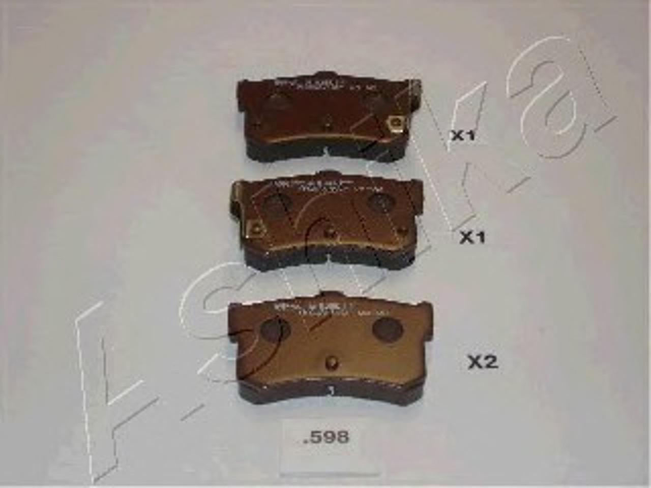 Колодки тормозные дисковые ASHIKA 51-05-598