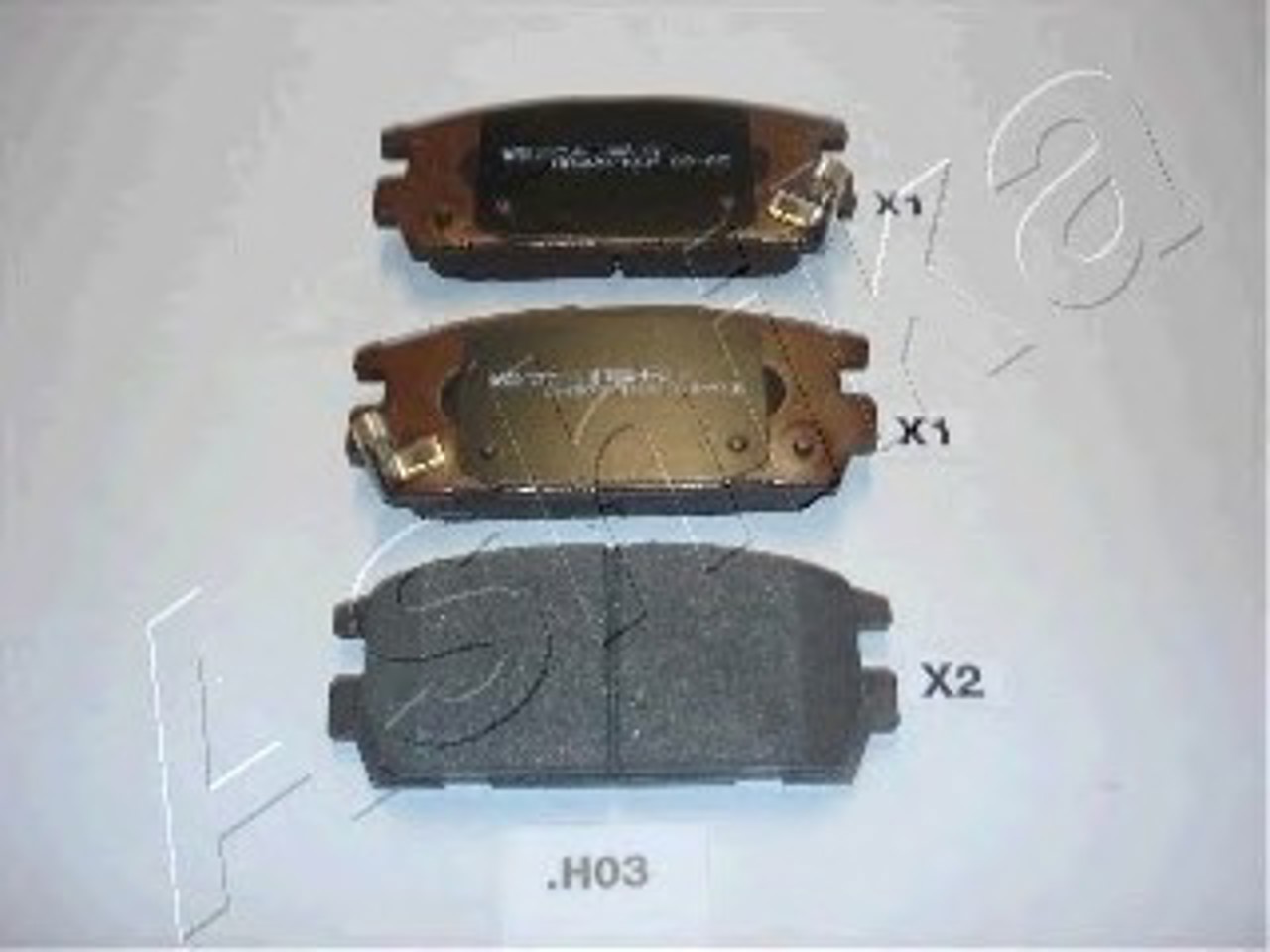 Колодки тормозные дисковые ASHIKA 51-0H-H03