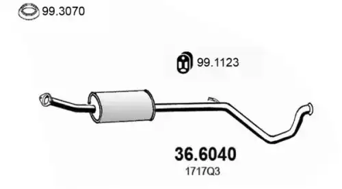 Глушитель ASSO 36.6040
