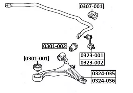Запчасть ASVA 0301-002