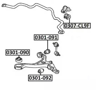 Запчасть ASVA 0301-092