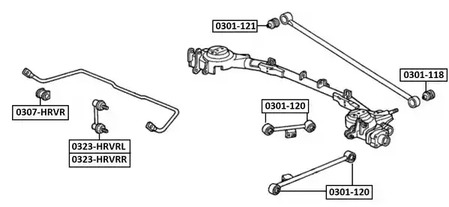 Сайлентблок asva ASVA 0301-120