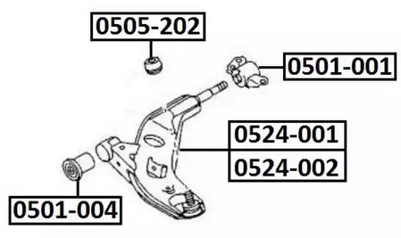 Запчасть ASVA 0501-001