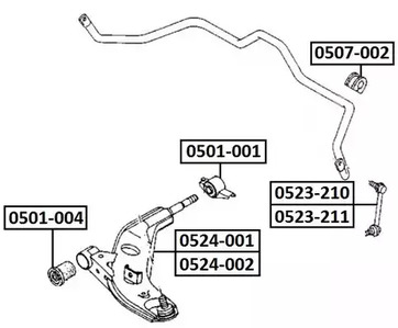 Запчасть ASVA 0523-210