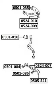Запчасть ASVA 0524-007