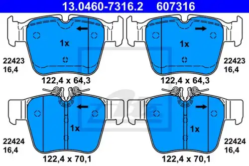 Колодки тормозные дисковые задн mb c (w205) amg glc (x253) 14-