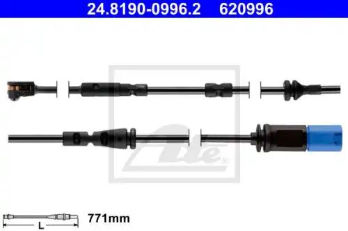 Датчик износа тормозных колодок ATE 24.8190-0996.2