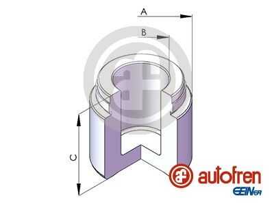 Поршень тормозного суппорта передн.