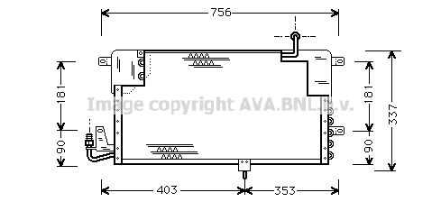Конденсатор кондиционера AVA QUALITY COOLING VN5141