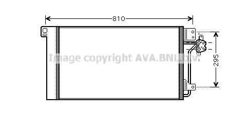 Конденсатор кондиционера AVA QUALITY COOLING VNA5236D