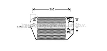 Интеркулер AVA QUALITY COOLING AI4249